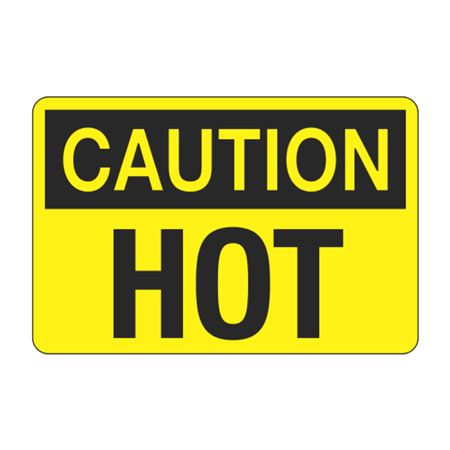 Caution HOT Decal